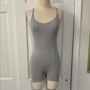 Free People MVMNT Gray Women's Bodysuit